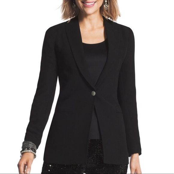 Chico’s Black Blazer - Picture 3 of 9